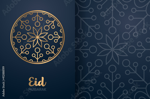 Ramadan kareem background with mandala ornament