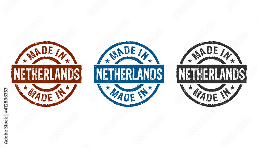 Made in Netherlands stamp and stamping Made in Netherlands stamp and stamping