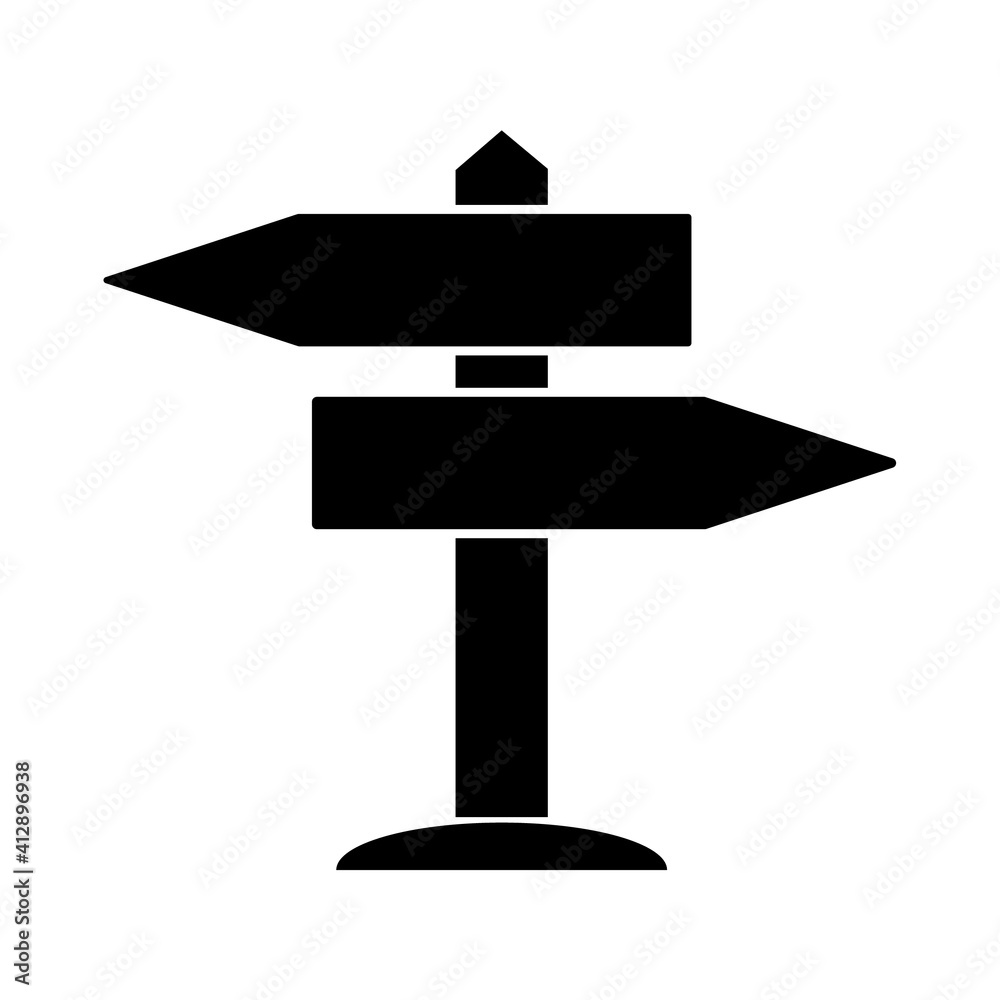 Signpost icon, Travel and holiday symbols Signpost icon, Travel and holiday symbols