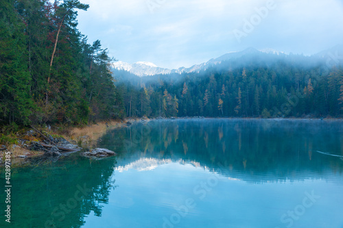 lake in the mountains