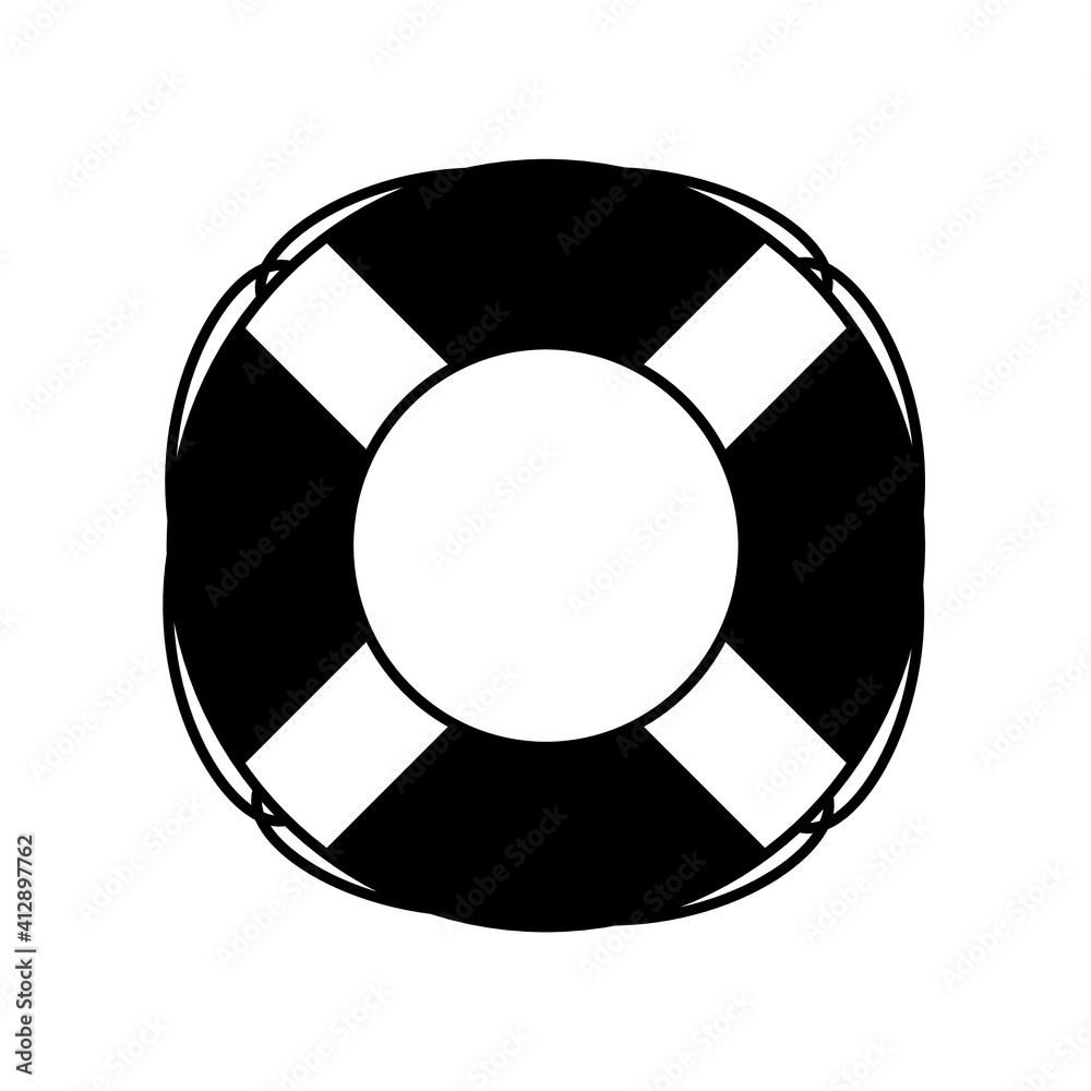 Life preserver icon, Travel and holiday symbols Life preserver icon, Travel and holiday symbols