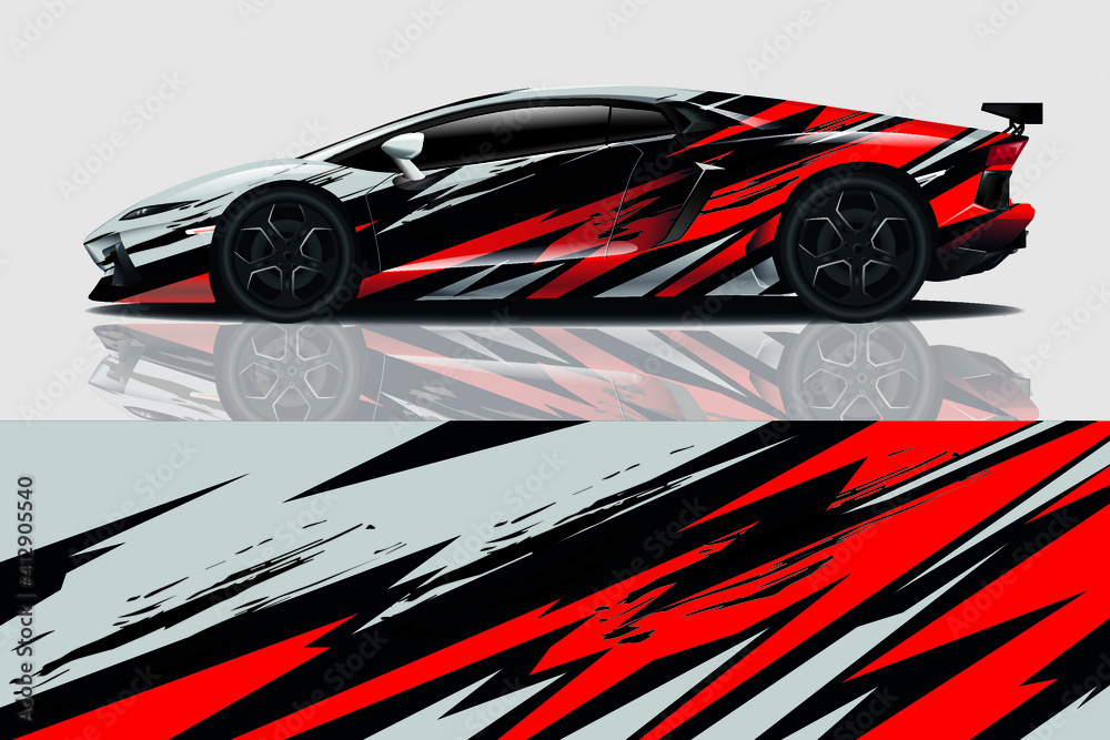 Car wrap graphic racing abstract background for wrap and vinyl sticker Car wrap graphic racing abstract background for wrap and vinyl sticker
