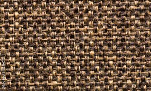 Close up of background with yellow and brown wool texture. Macro