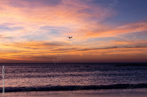 sunrise on the beach © Panchi Pomes
