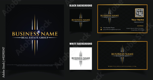 Luxurious Real Estate Group Logo Design