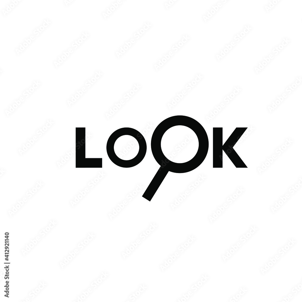 look logo icon design illustration look logo icon design illustration