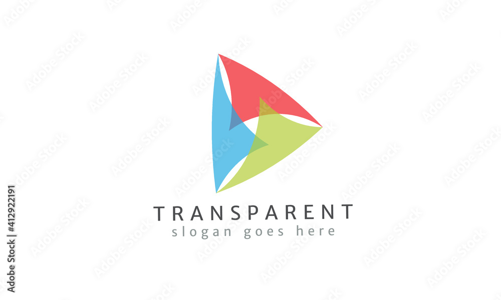 Transparent abstract triangle shape logo design. isolated white. vector Transparent abstract triangle shape logo design. isolated white. vector