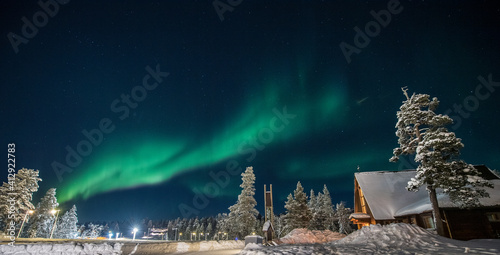 Nordlichter Lappland Äkäslompolo