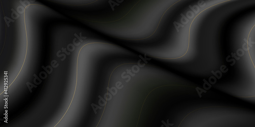 Modern luxury background carbon 3d VIP vector overlap layer on dark and shadow black space with abstract style for design. graphic resource illustration Texture with line golden Sparkles glitters dot