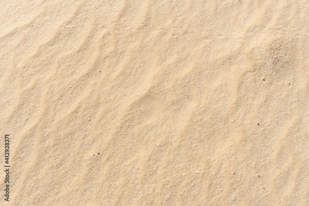 Pattern of sand texture at the beach in summer