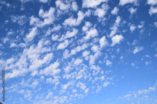 blue sky with clouds