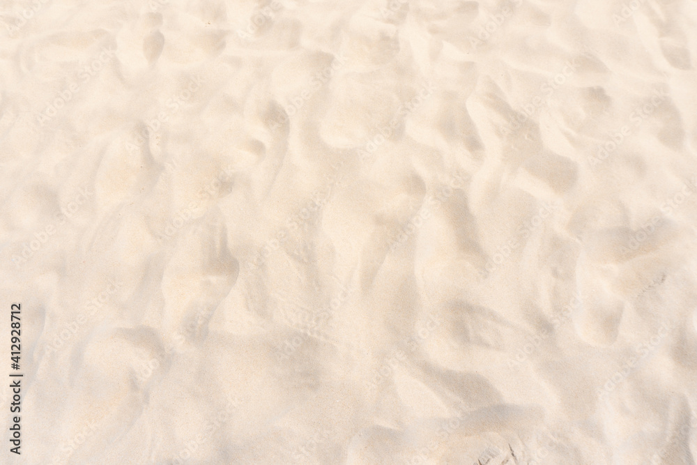 Pattern of sand texture at the beach in summer Pattern of sand texture at the beach in summer