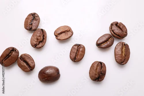 Panel kuchenny z motywem Ziarna kawy palonej nie mielonej. Ziarno. 