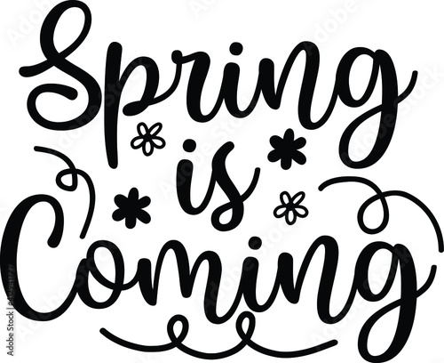 Spring Is Coming, Spring Vector File