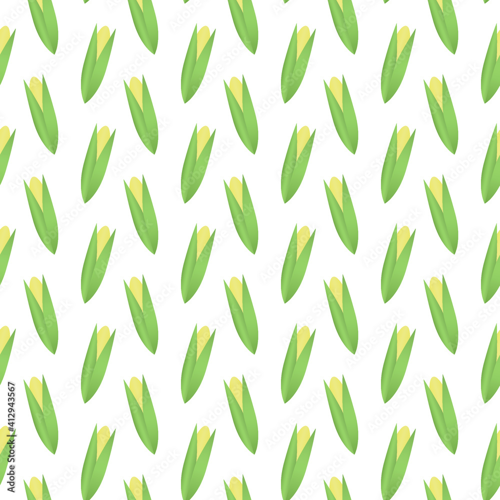 seamless pattern with corn on a transparent background seamless pattern with corn on a transparent background