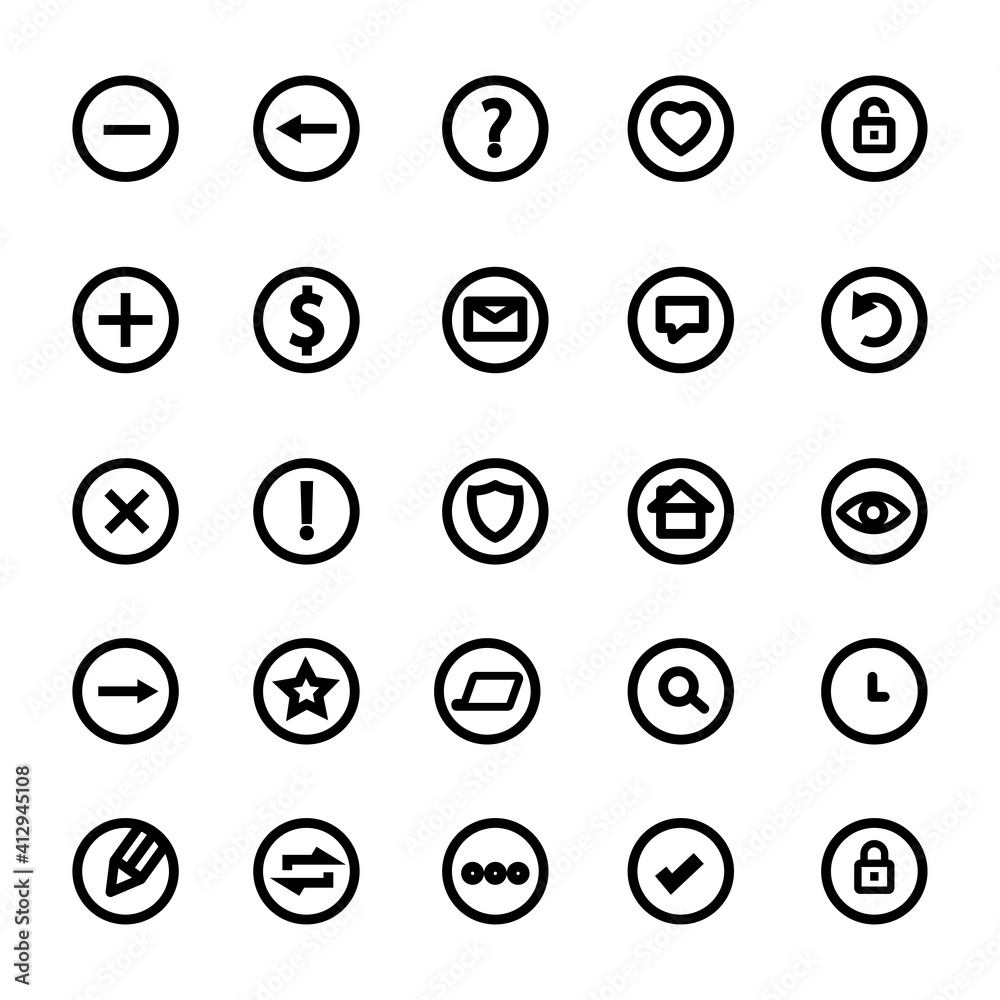 Set of simple illustration mobile concept app line icon and web design. Editable stroke. Design template vector Set of simple illustration mobile concept app line icon and web design. Editable stroke. Design template vector
