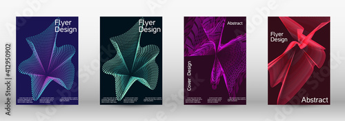 Minimum vector coverage. A set of modern abstract covers. © niko180180