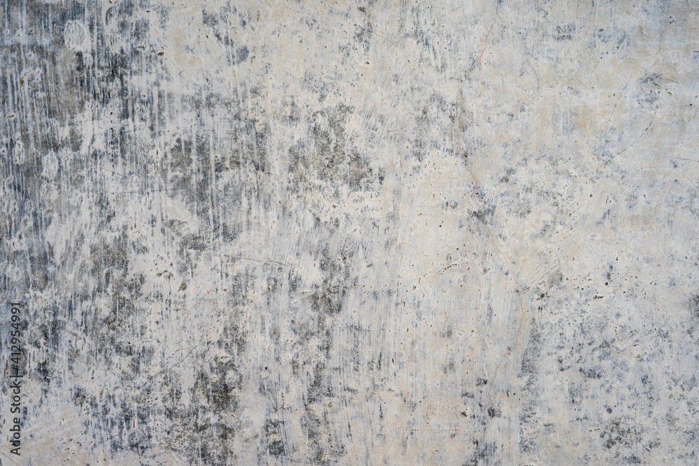 Texture of old gray concrete wall for background