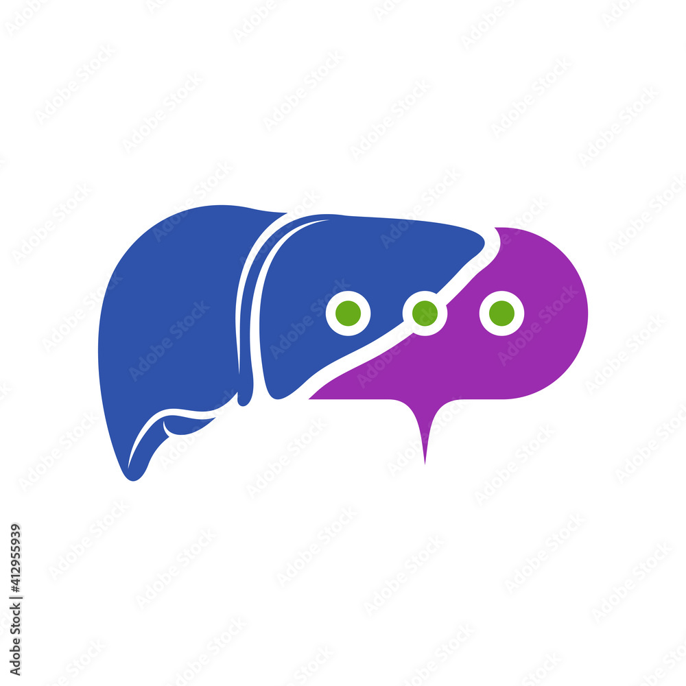 Chat Liver logo vector template, Creative Liver logo design concepts Chat Liver logo vector template, Creative Liver logo design concepts