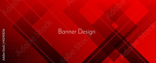 Abstract elegant geometric decorative design banner background