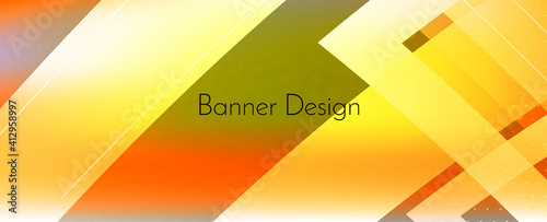 Abstract geometric modern decorative design banner pattern background