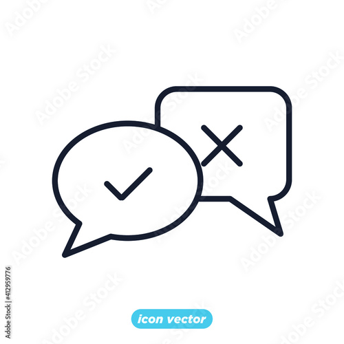 Voting and Elections Icon. Electronic voting symbol template for graphic and web design collection logo vector illustration