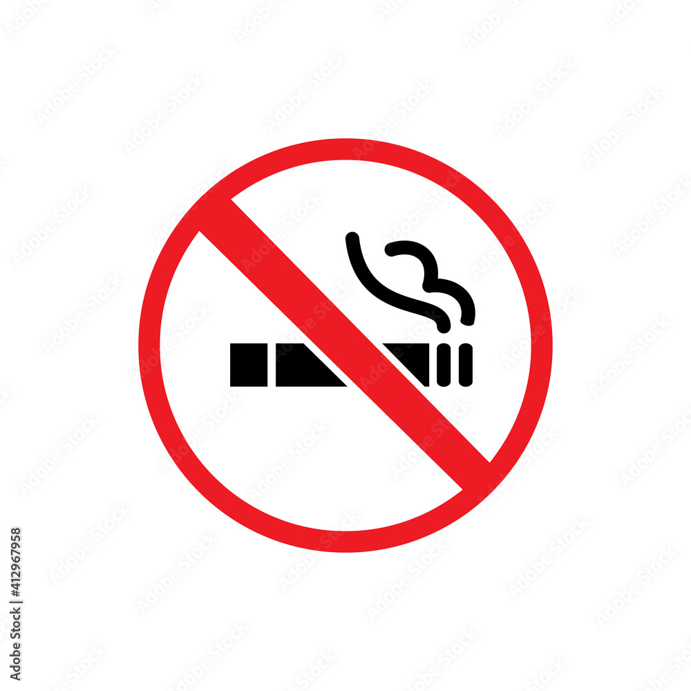 Smoking Icon Design Vector Template Smoking Icon Design Vector Template