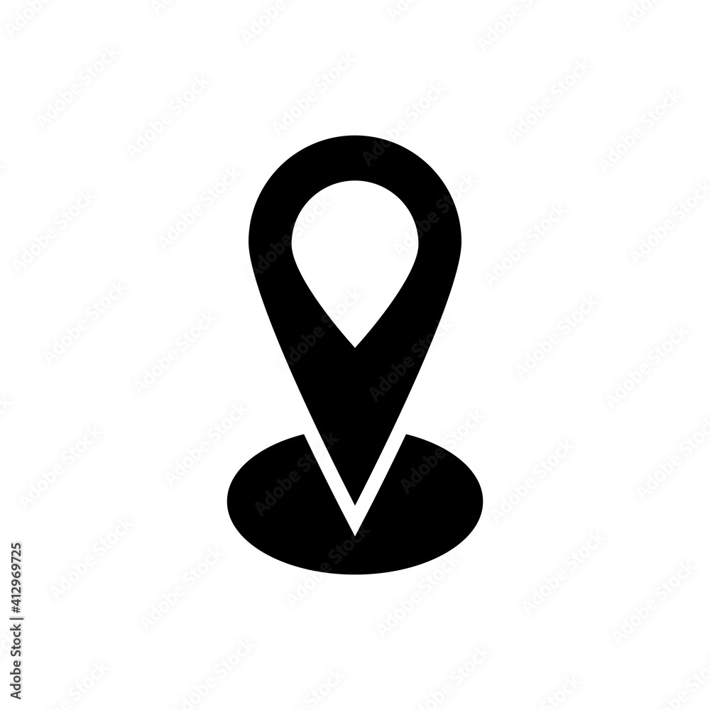 Pin Icon Design Vector Template Pin Icon Design Vector Template