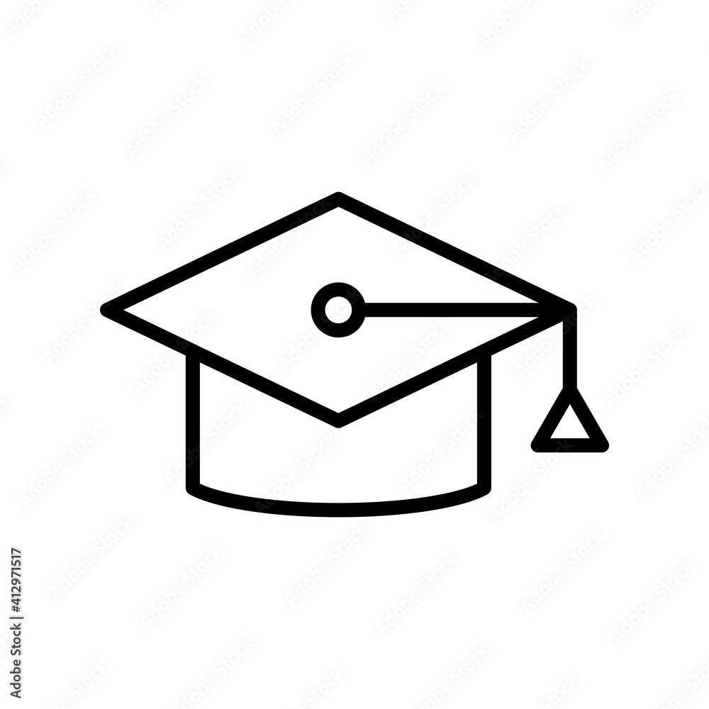 Graduate Icon Design Vector Template Graduate Icon Design Vector Template