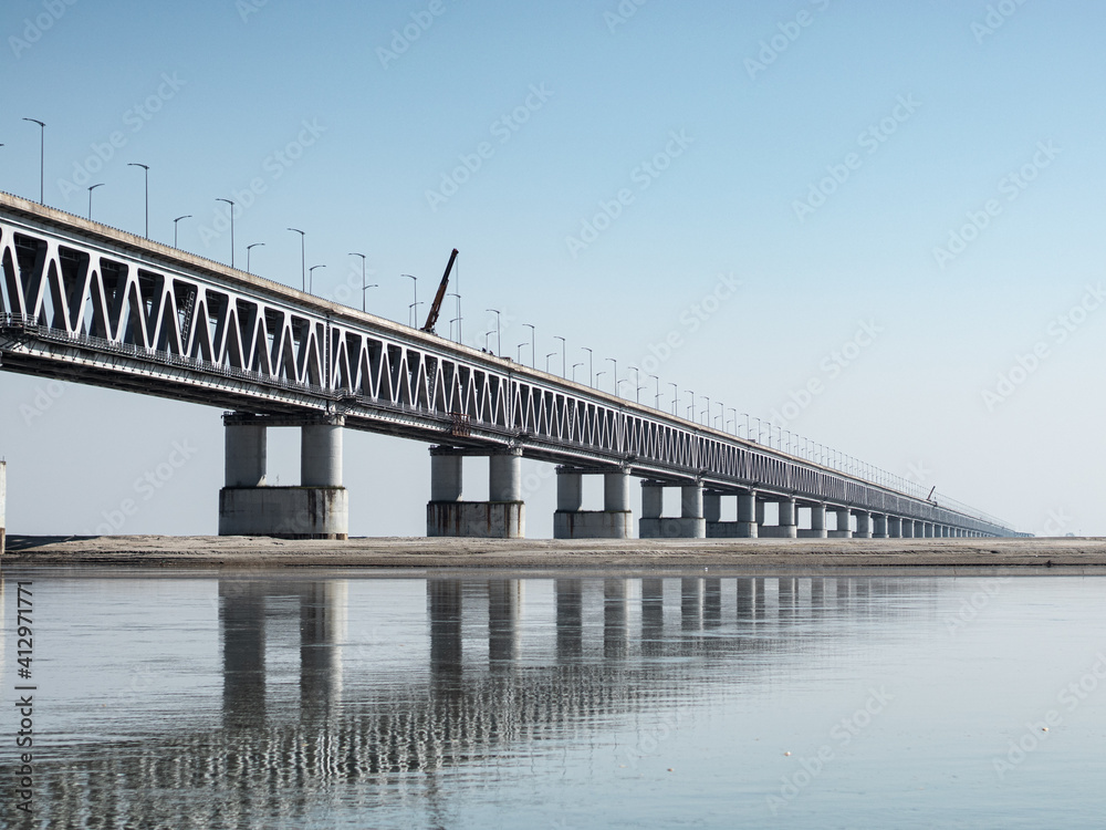 Bogibeel bridge - the longest double decker bridge in india.