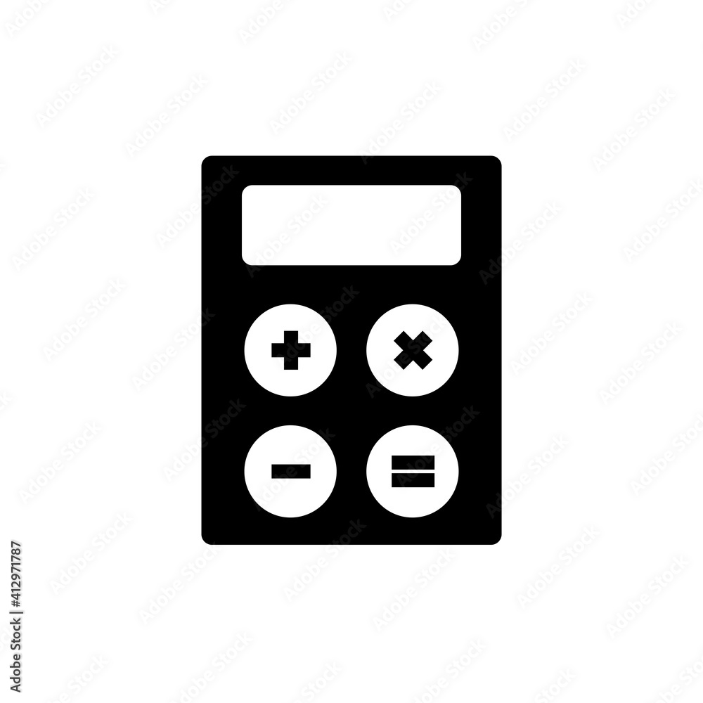 Calculator Icon Design Vector Illustration Calculator Icon Design Vector Illustration