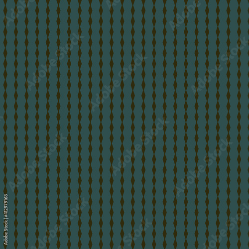 Illustration with repetitive geometric shapes, trendy color # 2F4F4F Tidewater Green. Abstract background for web pattern, wallpaper, digital graphics, packaging, objects and artistic decor.