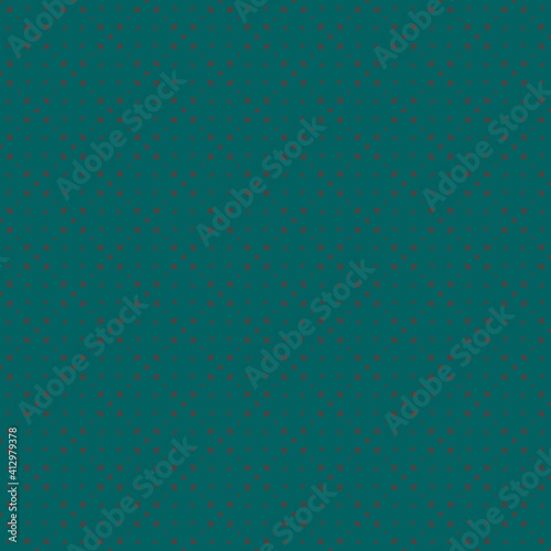 Illustration with repetitive geometric shapes, trendy color # 2F4F4F Tidewater Green. Abstract background for web pattern, wallpaper, digital graphics, packaging, objects and artistic decor.
