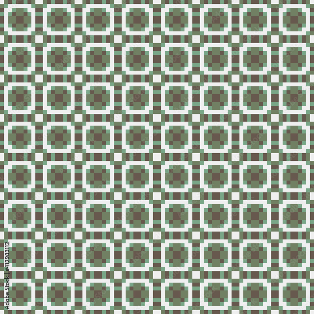 Abstract Cross Pattern generative computational art illustration