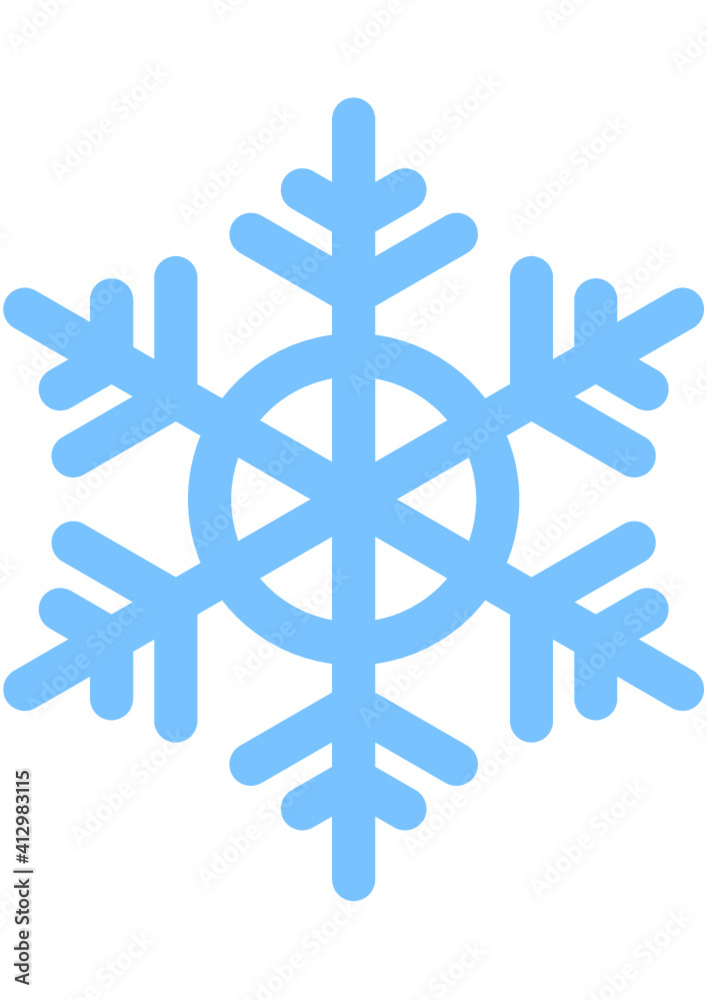 Obraz premium Christmas Decoration, Snowflake, Ice, Flake