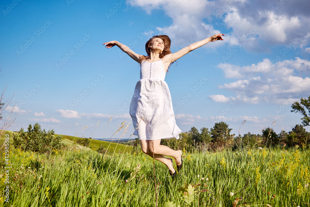 girl in the field