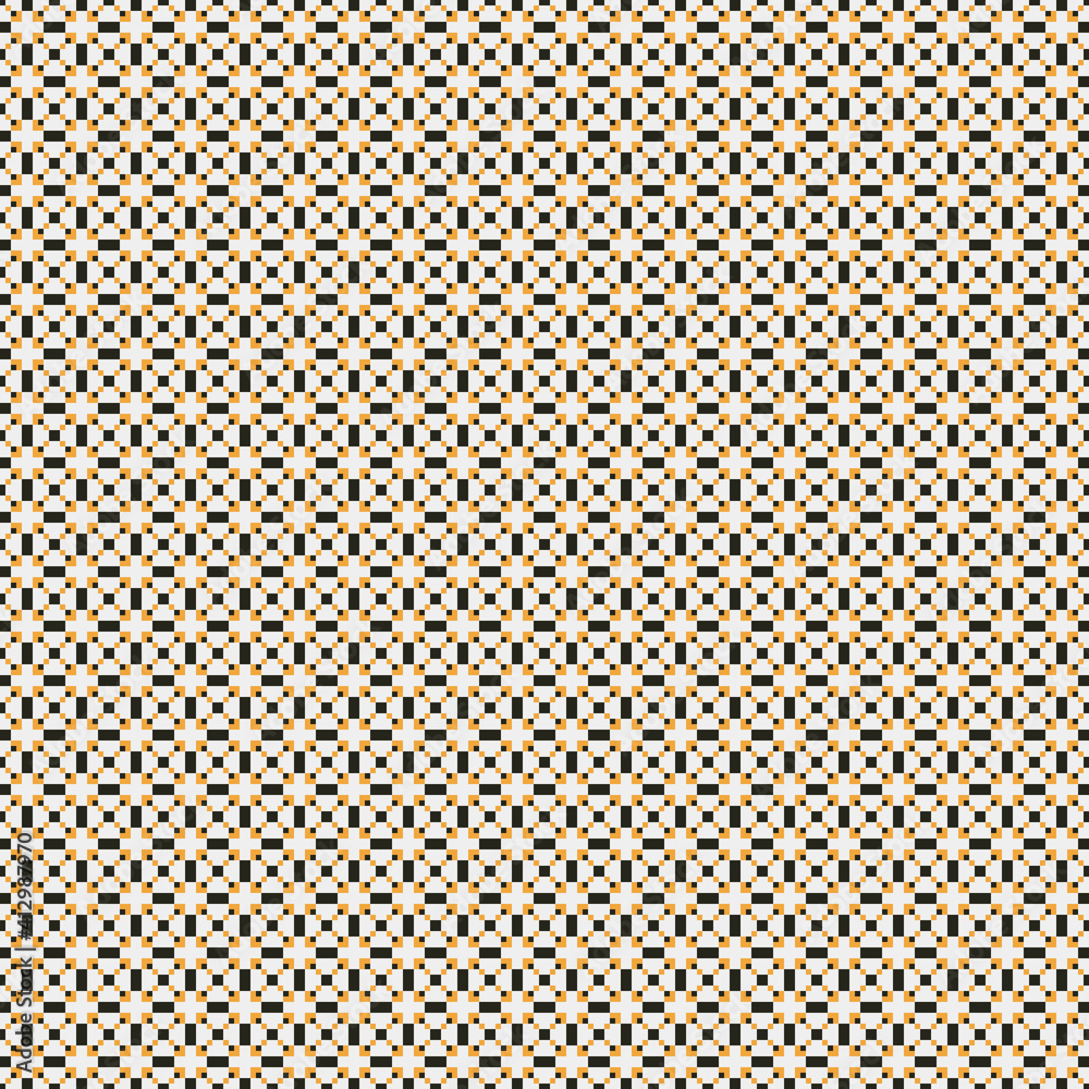 Fototapeta premium Abstract Cross Pattern generative computational art illustration