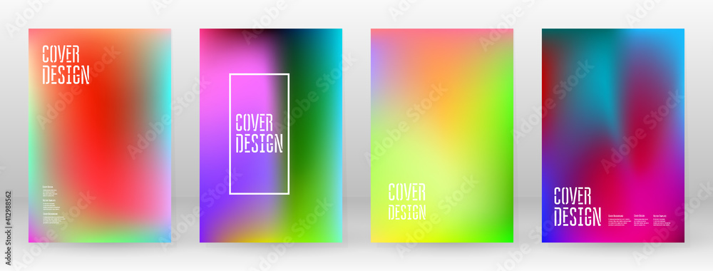 Pastel Soft. Rainbow Gradient Set Color Background Pastel Soft. Rainbow Gradient Set Color Background
