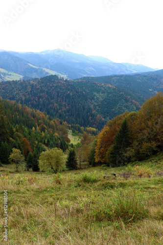 Beautiful view of landscape with mountain hills © New Africa