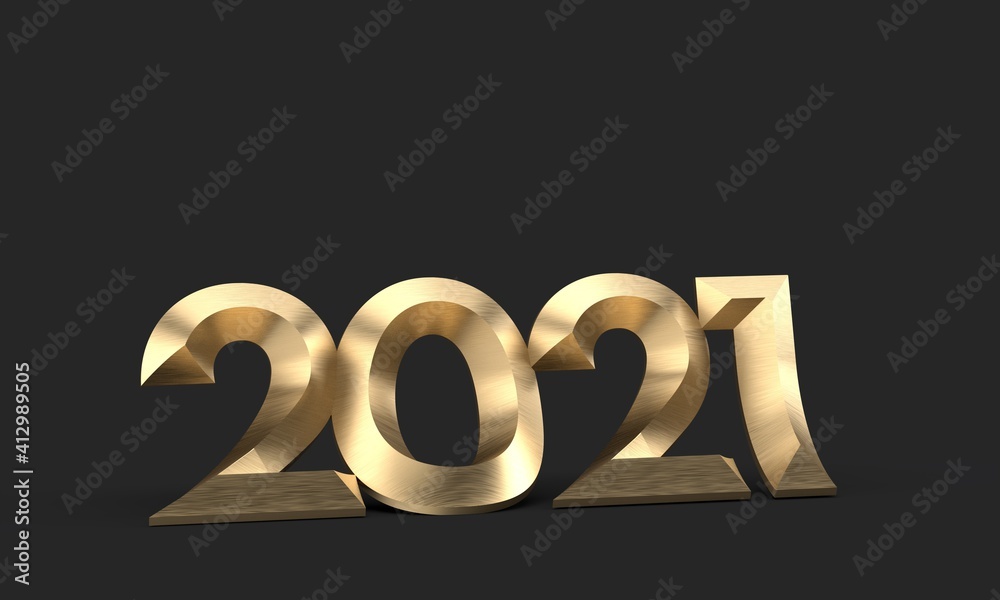 JAHR 2021 business 3d digital neujahr JAHR 2021 business 3d digital neujahr