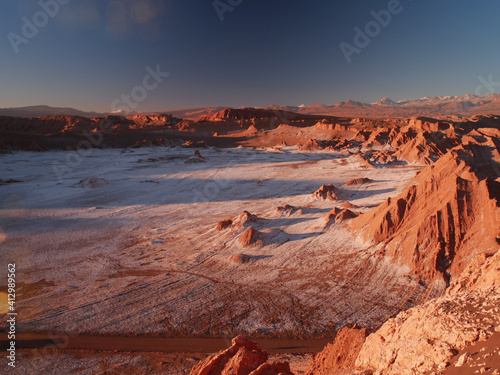 valle de la luna sunset Chile	
