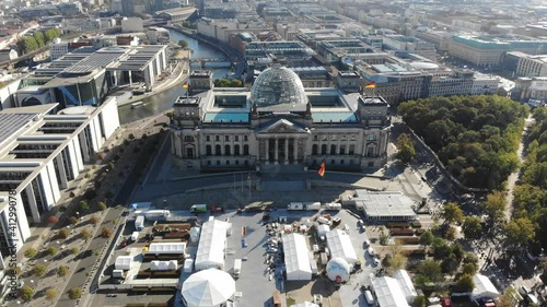 Reichstug Bundestag in Berlin. Germany Parlament.