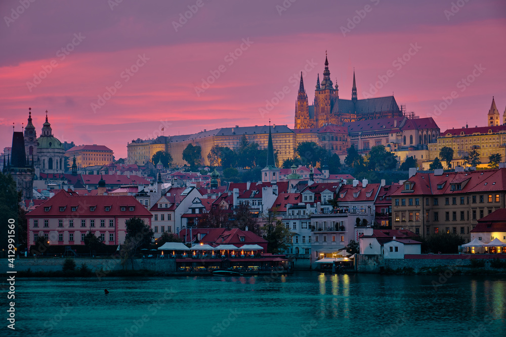 Sunset in Prague