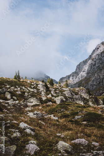 Clouds Covering Mountains at Parco regionale delle Orobie Bergamasche