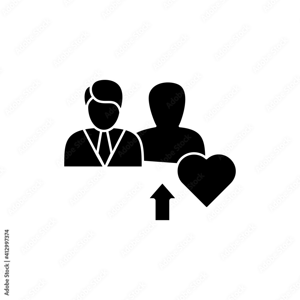 Self awareness improving glyph icon. Self cognition. Introspection. Self improvement and self realization. Business and career development. Filled flat sign. Isolated silhouette vector illustration Self awareness improving glyph icon. Self cognition. Introspection. Self improvement and self realization. Business and career development. Filled flat sign. Isolated silhouette vector illustration