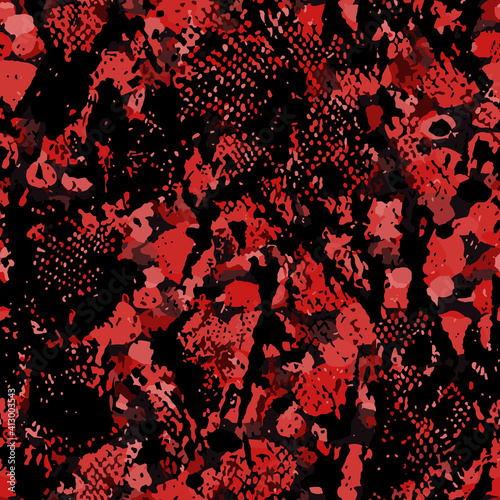 Full Seamless Snake Animal Skin Pattern Vector. Snake leather design for textile fabric print. Snake leather pattern for bag, shoes, tight, dress and fabric printing.