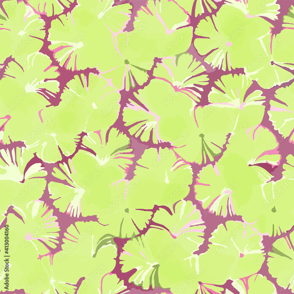 Full Seamless abstract floral texture pattern for fabric printing. Lime color summer design suitable for printing on women's dress. Endless pattern for evening dress fabric. Full Seamless abstract floral texture pattern for fabric printing. Lime color summer design suitable for printing on women's dress. Endless pattern for evening dress fabric.