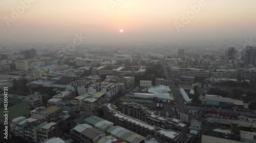 Wallpaper Mural The Aerial view of Taichung Torontodigital.ca