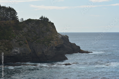 Rocky Cliff Coastline