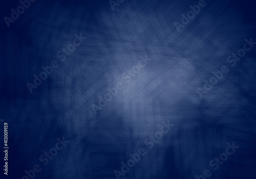 Abstract background with light brush strokes. Dark blue background that can be used in presentation and on print art.